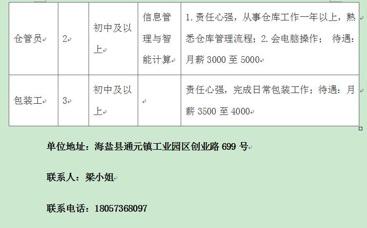 海宁盐仓最新招聘信息汇总与观点论述